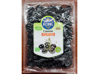 Вишня черная сушеная натуральная без косточек Kong 500гр