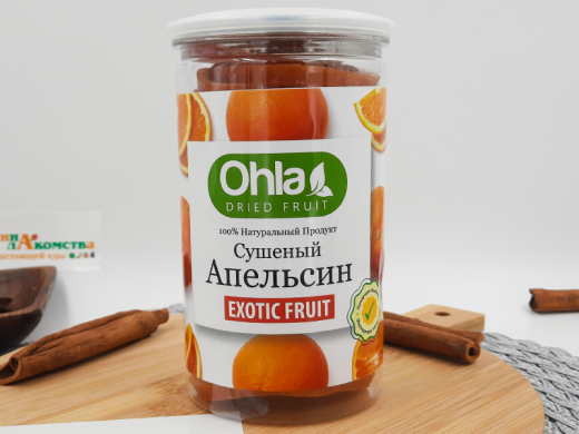 Апельсин сушеный "Ohla" 400гр в банке